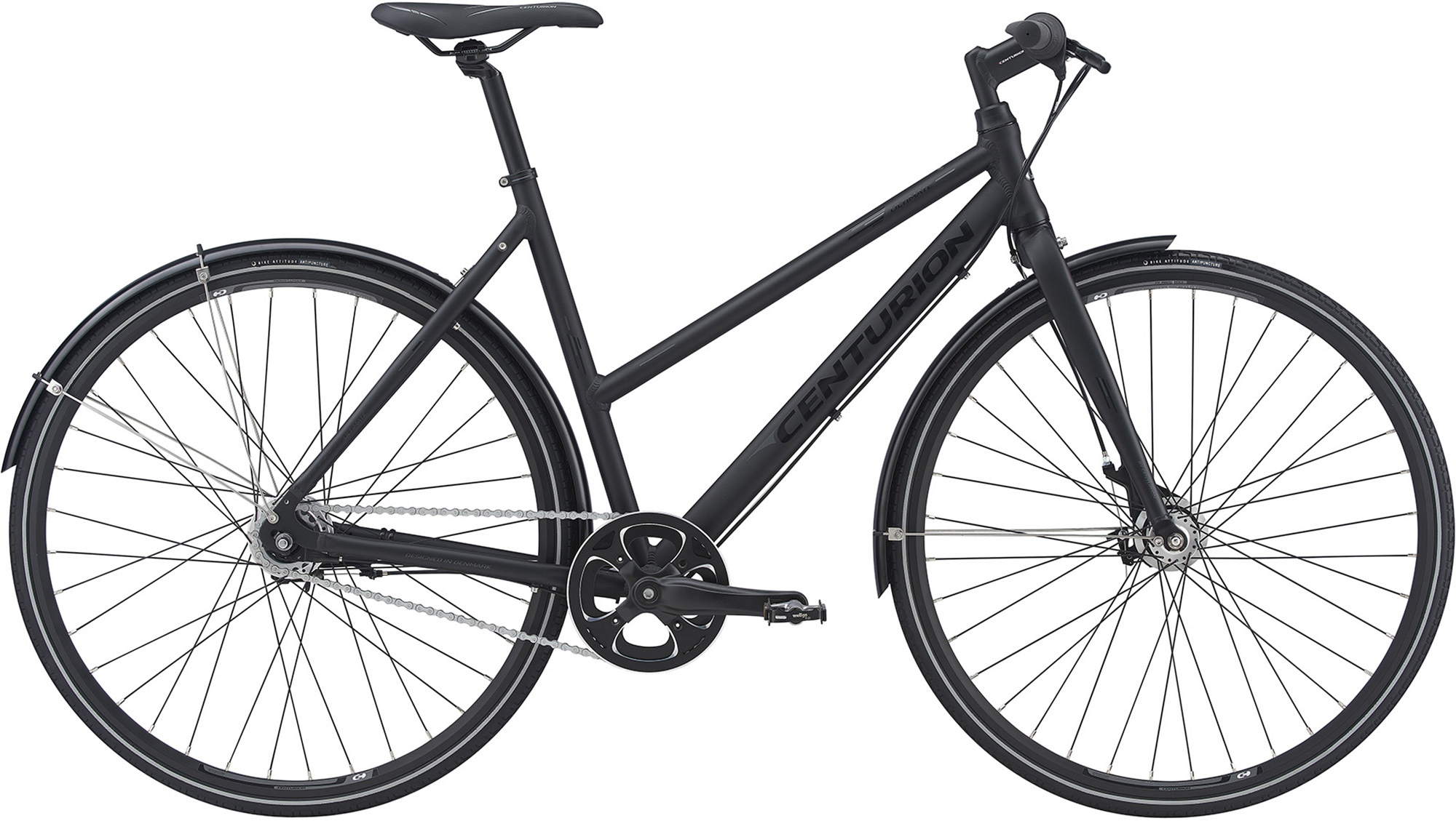 Centurion Ultimate Dame 7g 2026 - Mat Sort Citybike