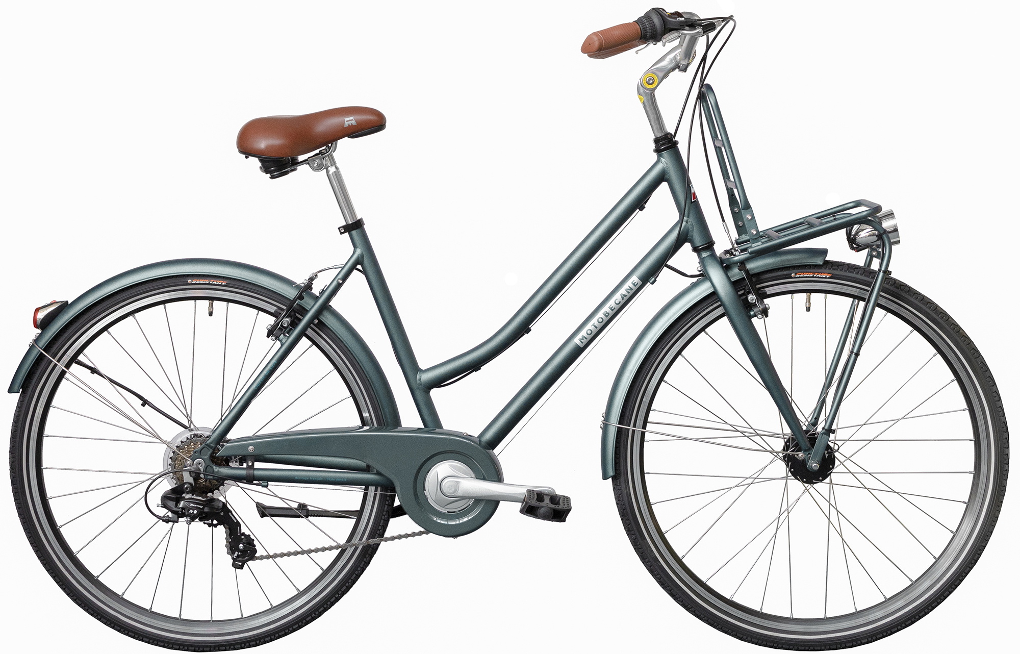Motobecane Classic De Luxe Damecykel 7g Matgrøn tilbud