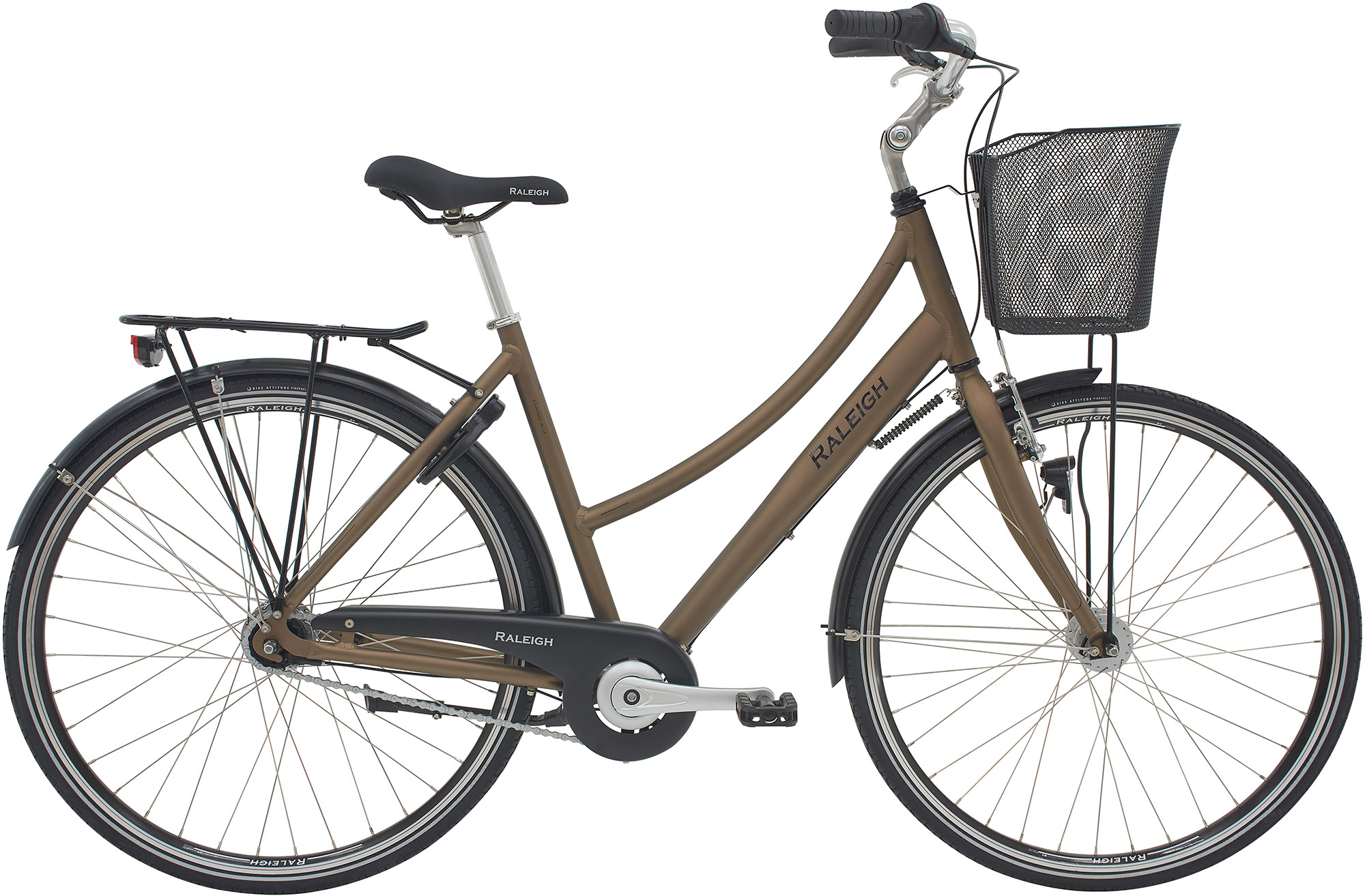 Raleigh City Classic Damecykel 7g 2026 Mat Brun - Godt Køb!