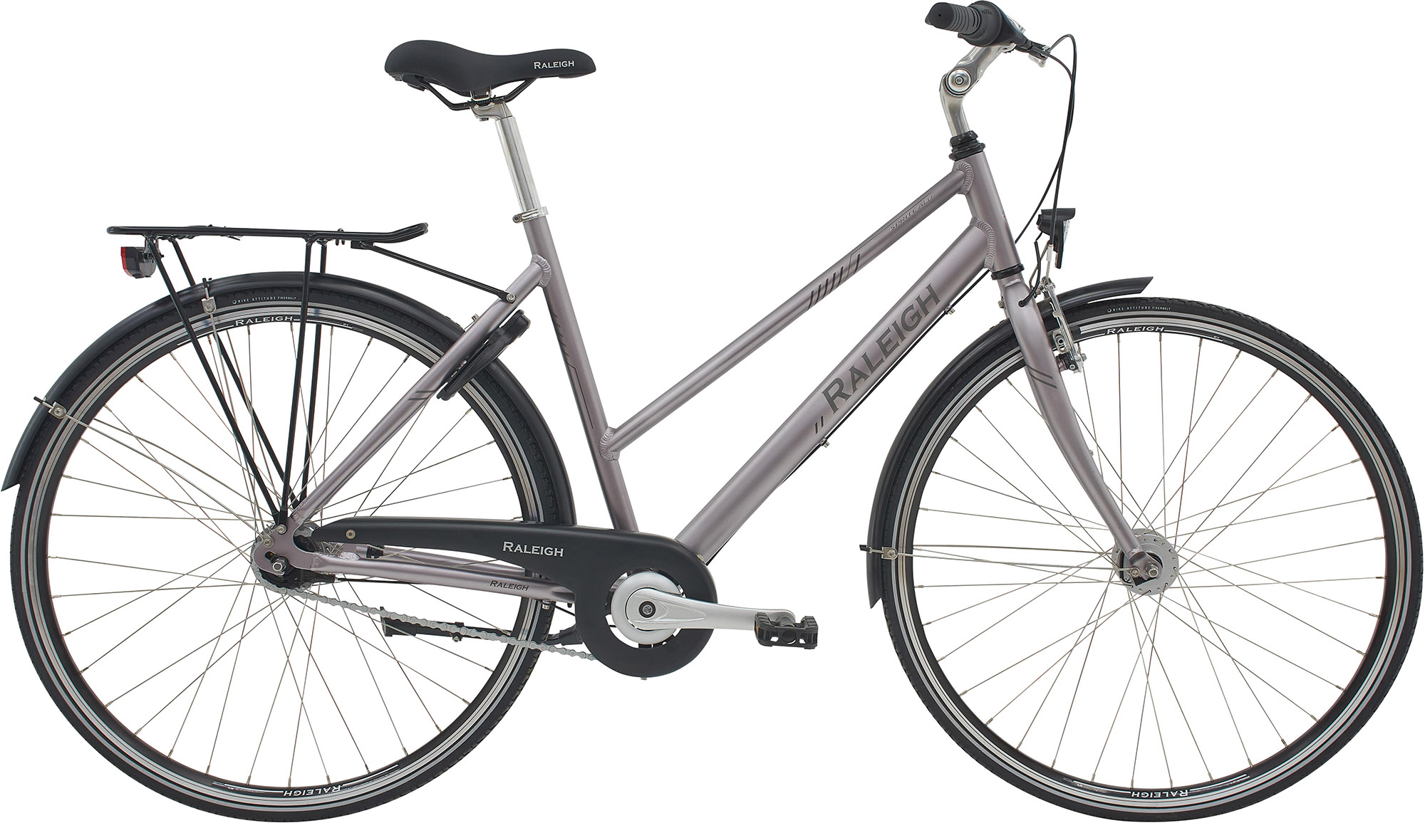 Raleigh Sprite Alu Damecykel 7g 2026 Mat Grå - Komfortabel!