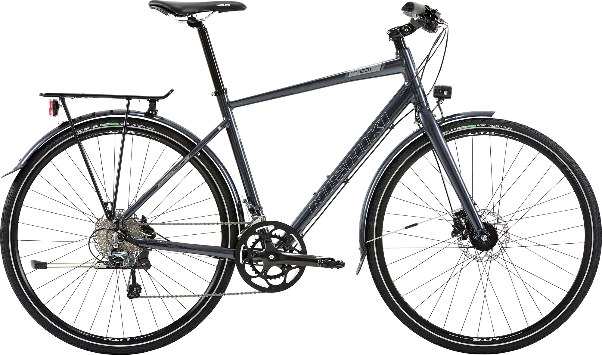 Nishiki City 601 Herrecykel 20g Tiagra 2026 - Turmalin Sort