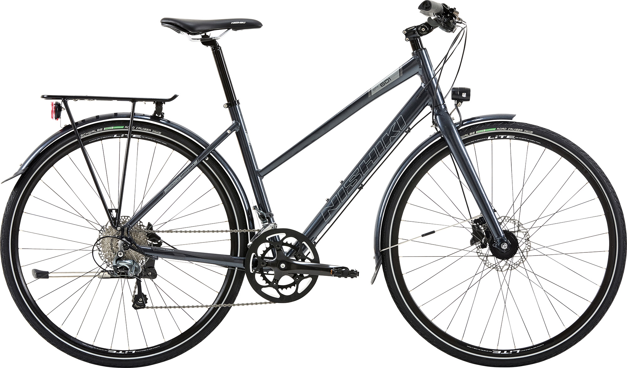 Nishiki City 601 Damecykel 20g Tiagra - Sort tilbud!