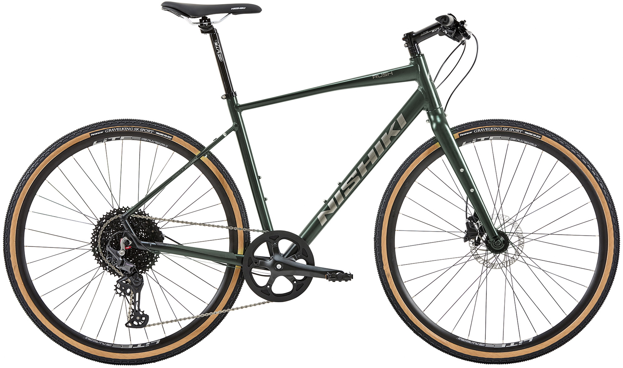 Nishiki Rush Herre 12g 2026 - Smaragd Grøn Cykeltilbud