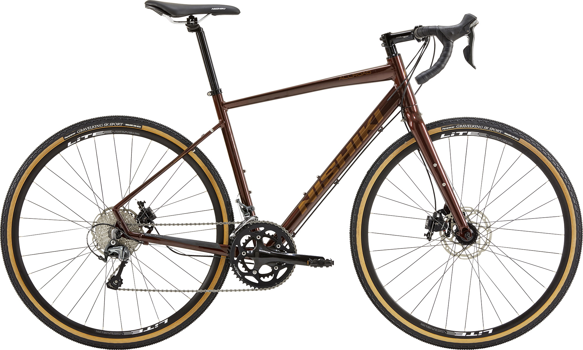 All Road Herre 20g Tiagra 2026   Maghoni Brun fra Nishiki