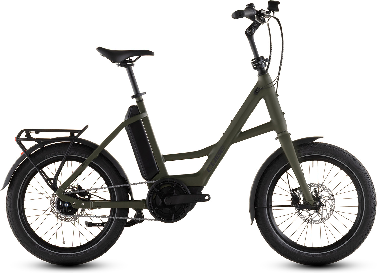 Cube Compact Hybrid Comfort 545 - Elcykel i Reedgreen