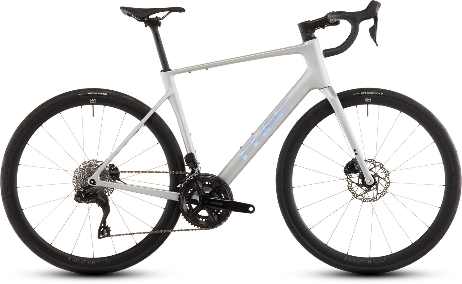 Cube Attain C:62 SLX 2026 Racercykel - Sleekgrey N Prism