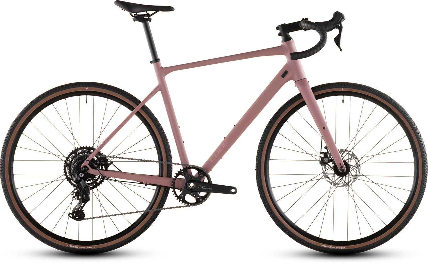Cube Nuroad One 2026 - Ruby'n'puce Gravelcykel på tilbud!