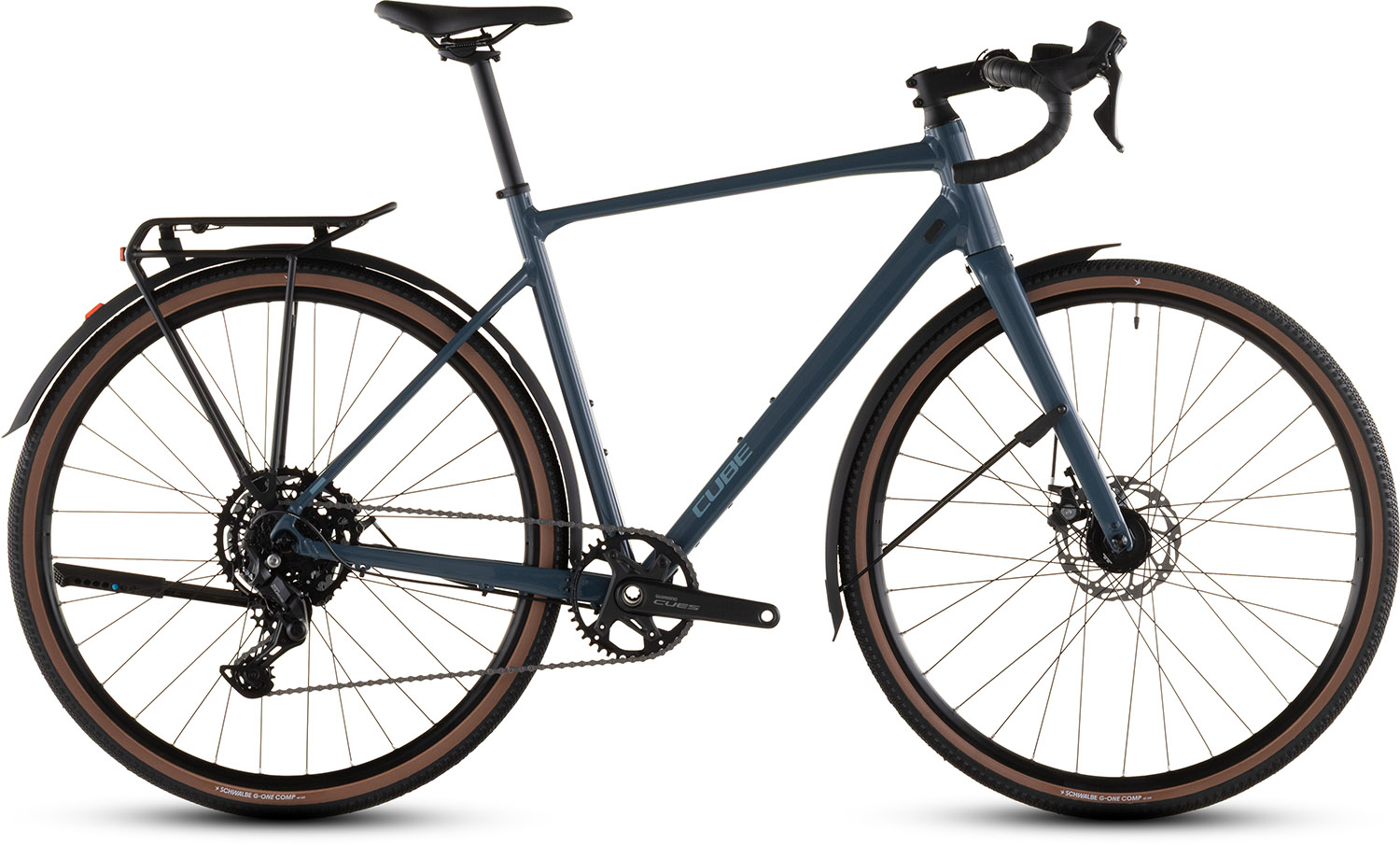 Cube Nuroad One Fe 2026 - Gravelcykel i Grovegreen & Sort