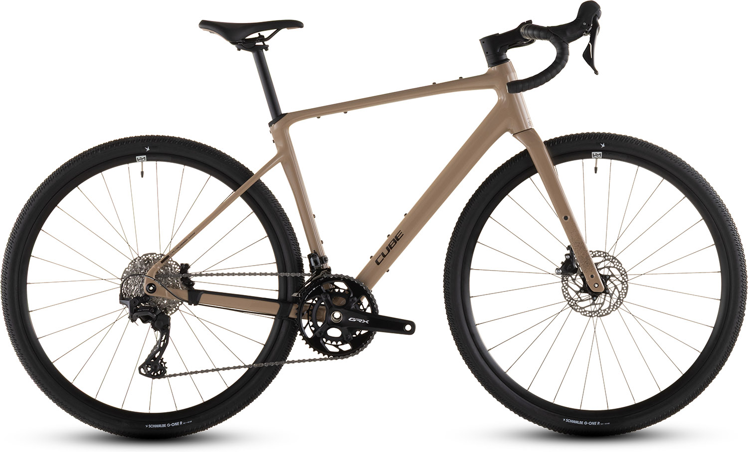 Cube Nuroad Race 2026 - Gravelcykel i Cappuccino og Sort