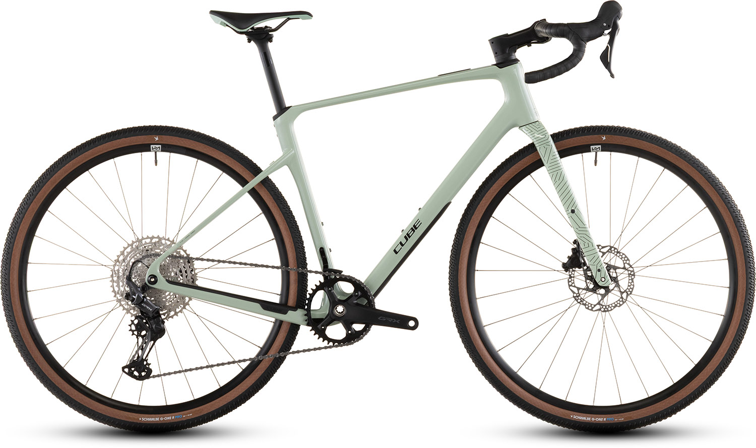 Cube Nuroad C:62 One 2026 - Aloegreen & Black Gravelcykel