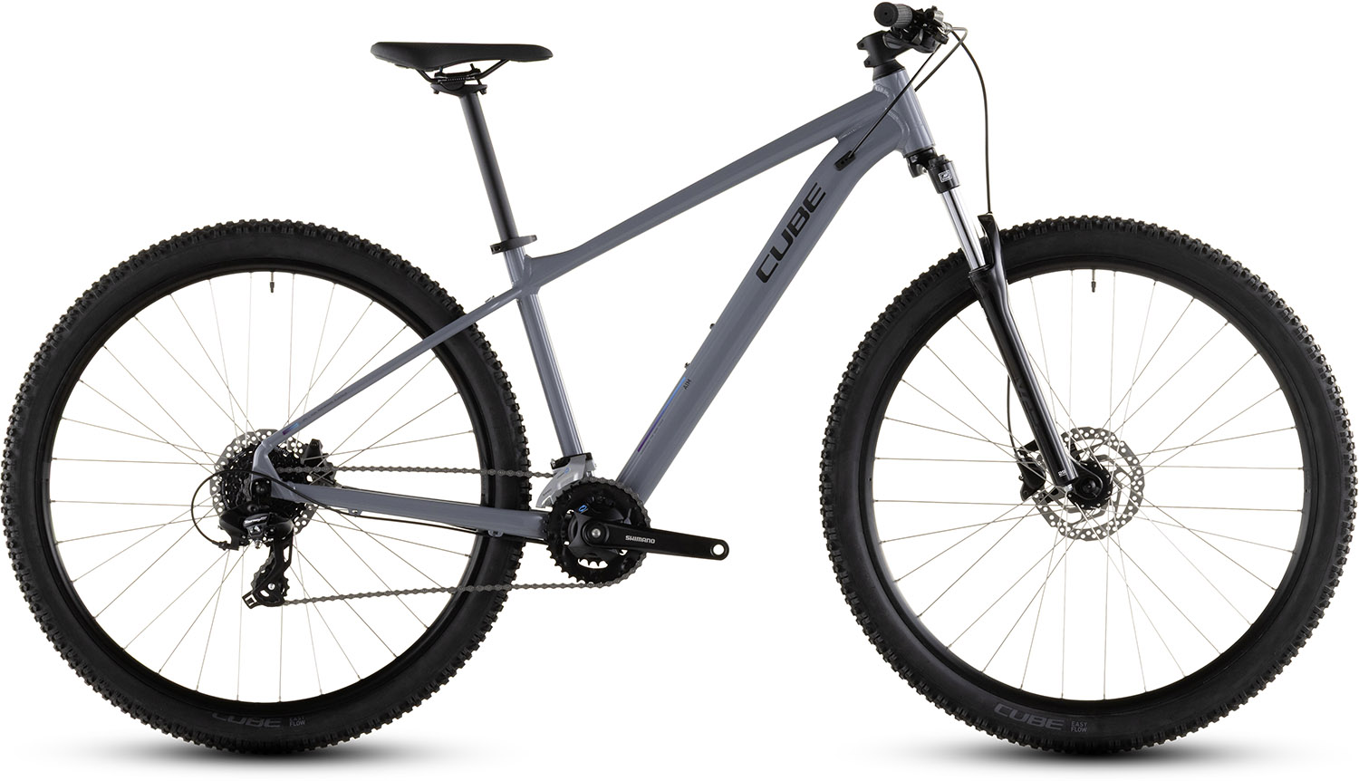 Cube Aim One 2026 - Mountainbike i Smoke'n'Black