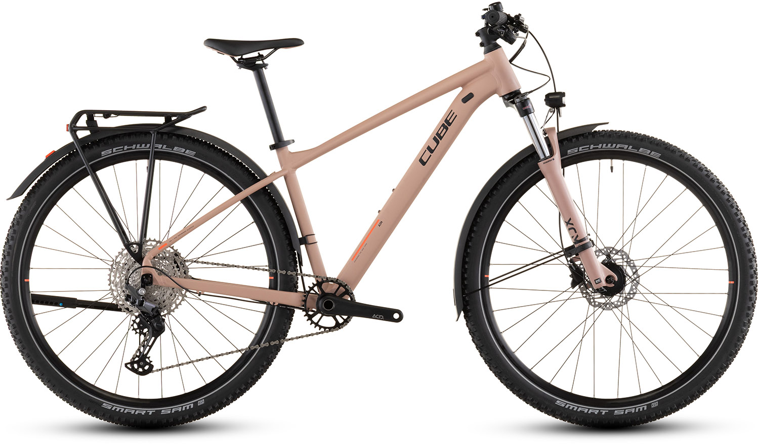 Cube Aim SLX FE 2026 - Fuldudstyret Mountainbike i Blushrose