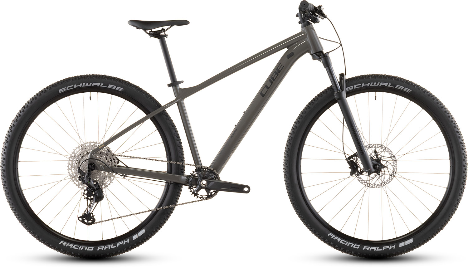 Cube Reaction Pro 2026 Mountainbike i Oldgrey og Sort