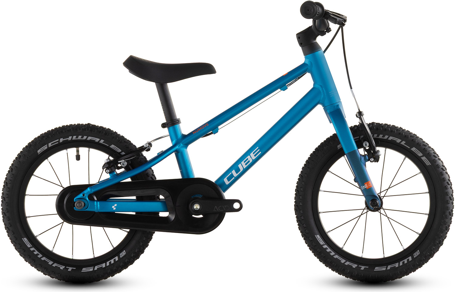 Cube Numove 140 2026 Børnecykel i Topasblå Nebula