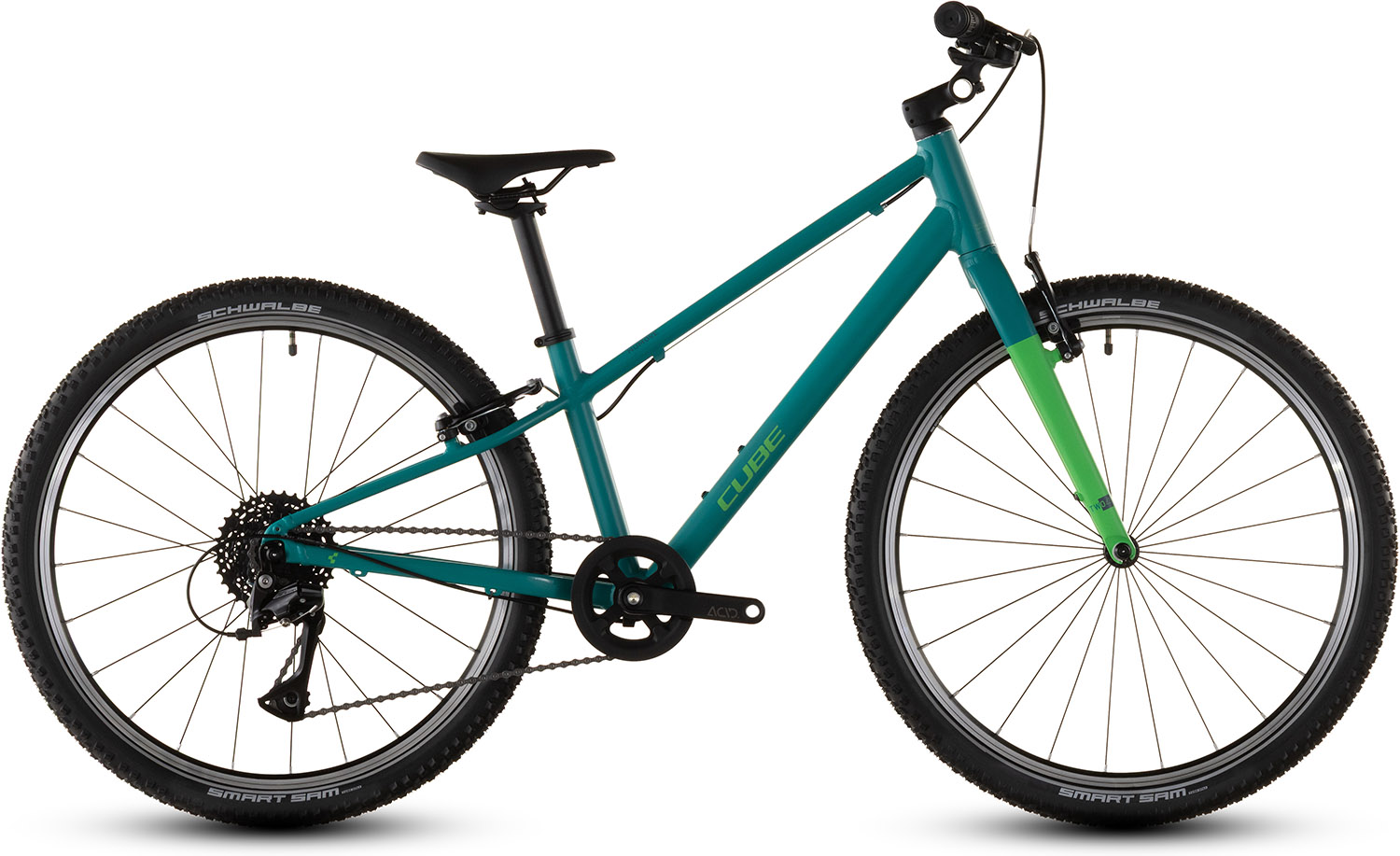 Cube Numove 240 2026 Børnecykel i Seagreen N Green