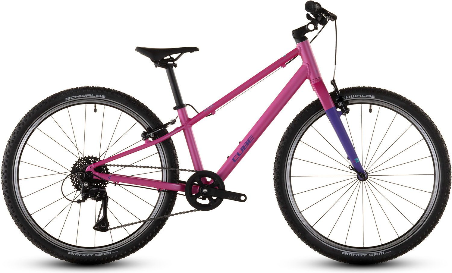 Cube Numove 240 2026 - Fuchsian Plum Børnecykel