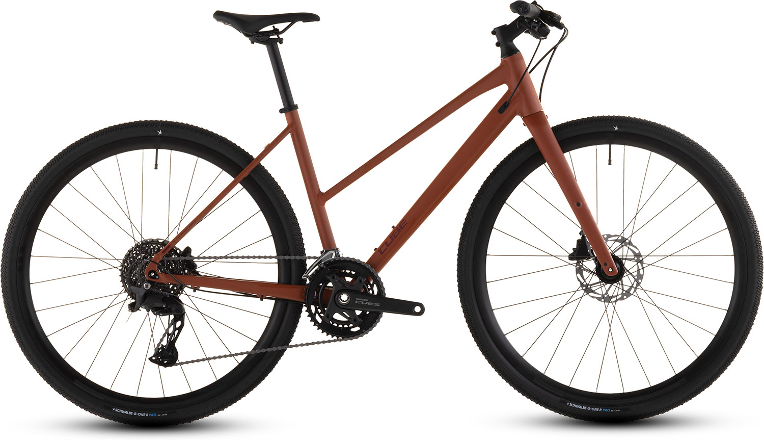 Cube Nulane Race 2026 - Amber og Sort Gravelcykel