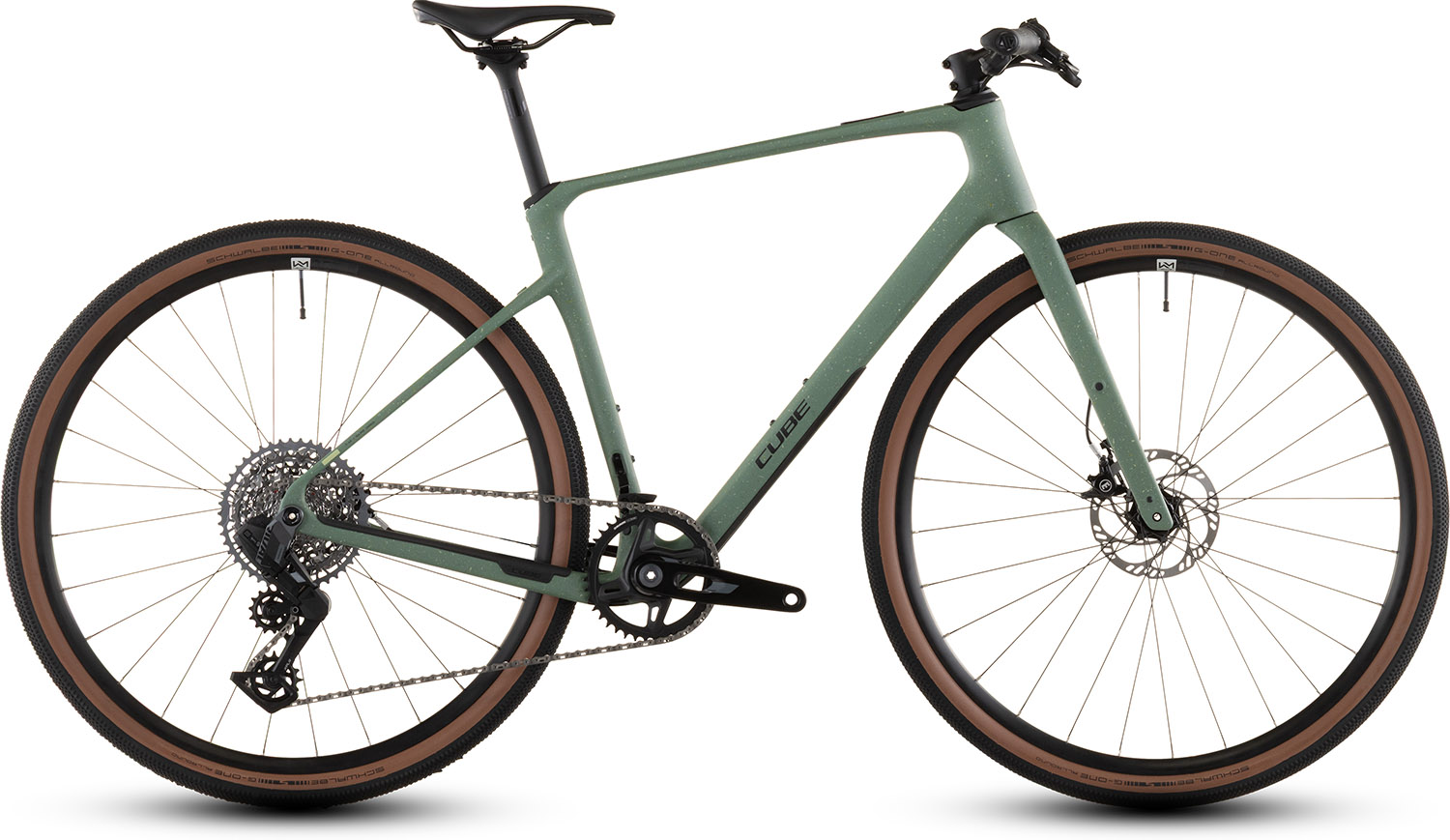 Cube Nulane C:62 SLT 2026 - Grøn Citycykel med Gear