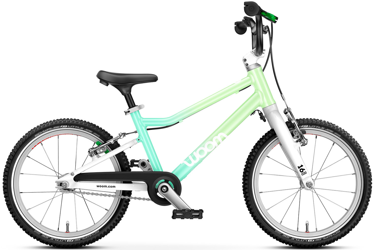 Woom Go 3 Ltd Spearmint Crush - Børnecykel til salg!