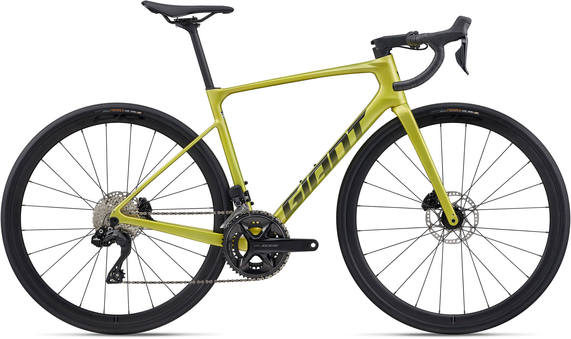 Giant Defy Advanced 1 2026 Cyber Lime - Racercykel Tilbud