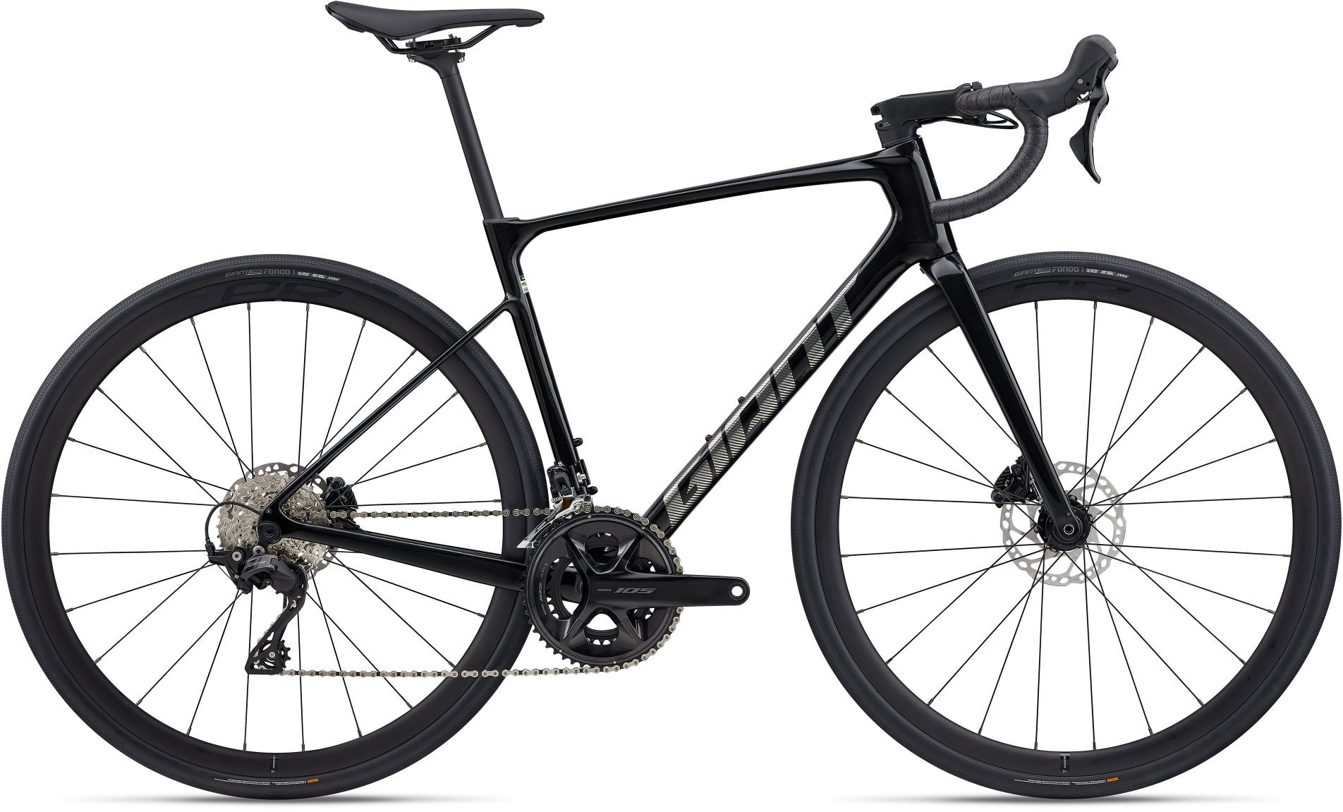 Giant Defy Advanced 2 2026 Abyss Black - Komfortabel Racercykel