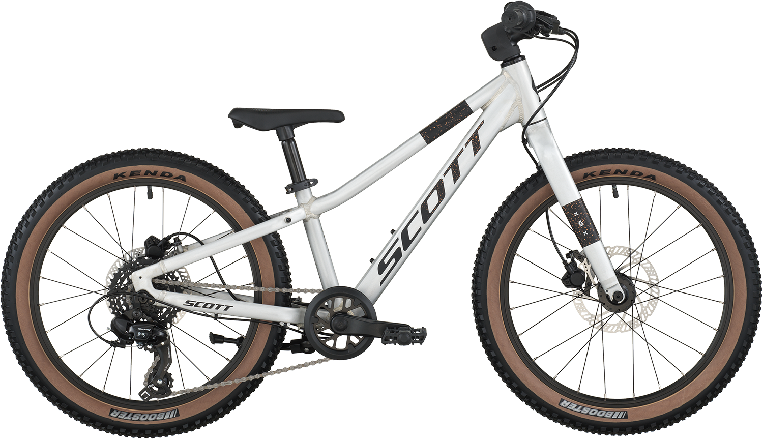 Scott Scale 200 2026 Alloy Silver - Børnecykel på tilbud!