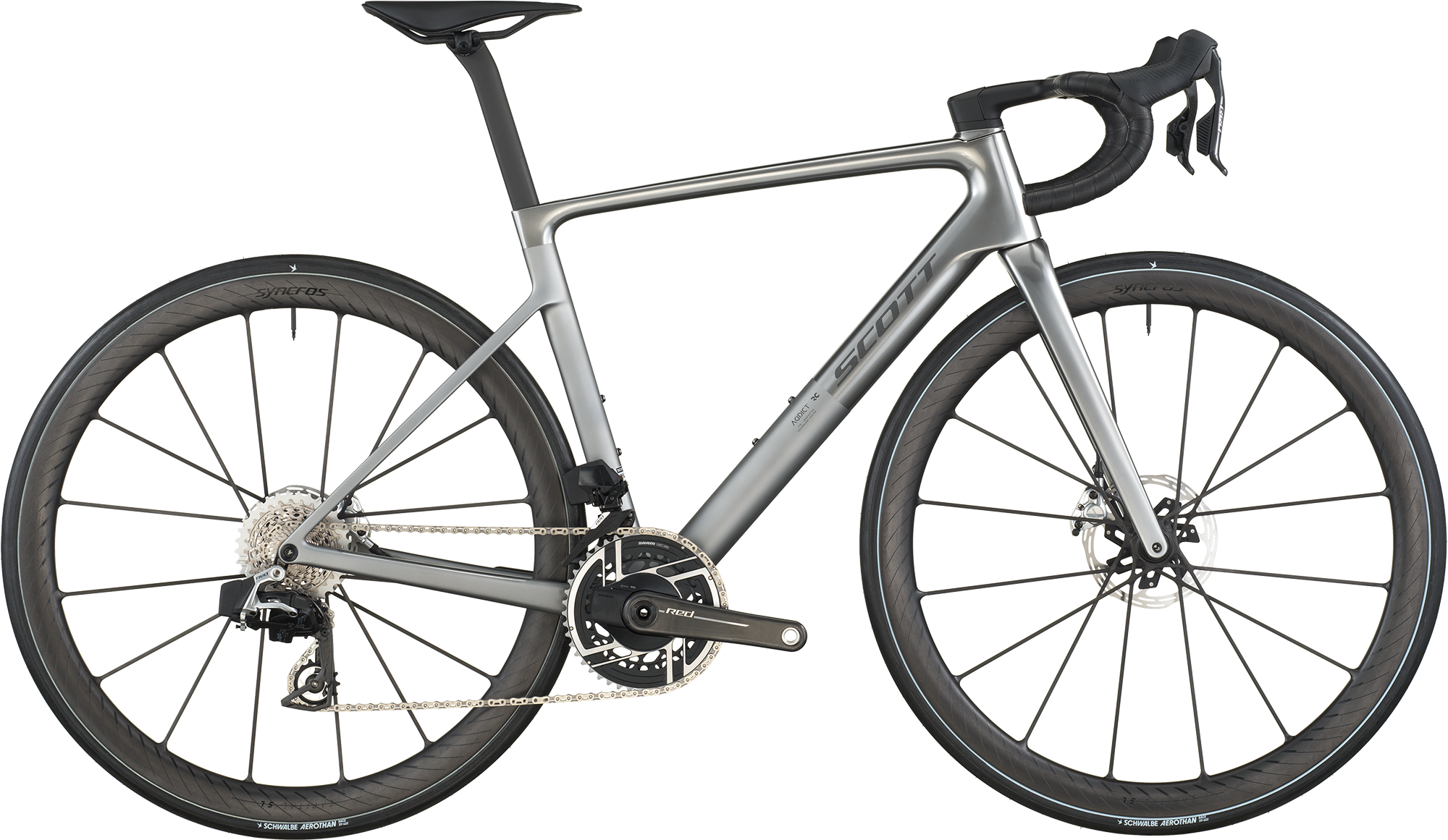 Scott Addict RC Ultimate 2026 - Chrome Silver Racercykel