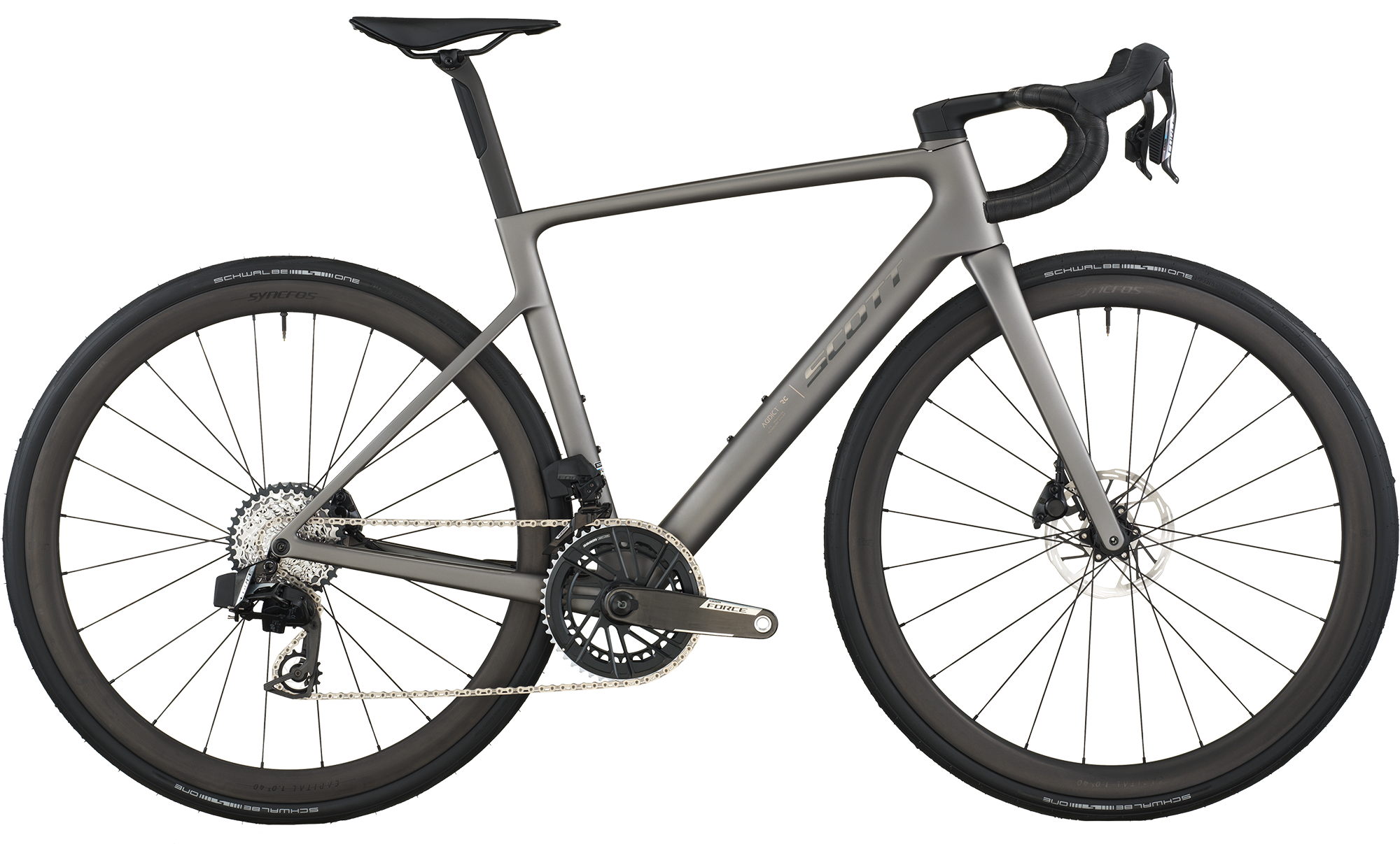 Scott Addict RC Team 2026 - Tungsten Grey Racercykel