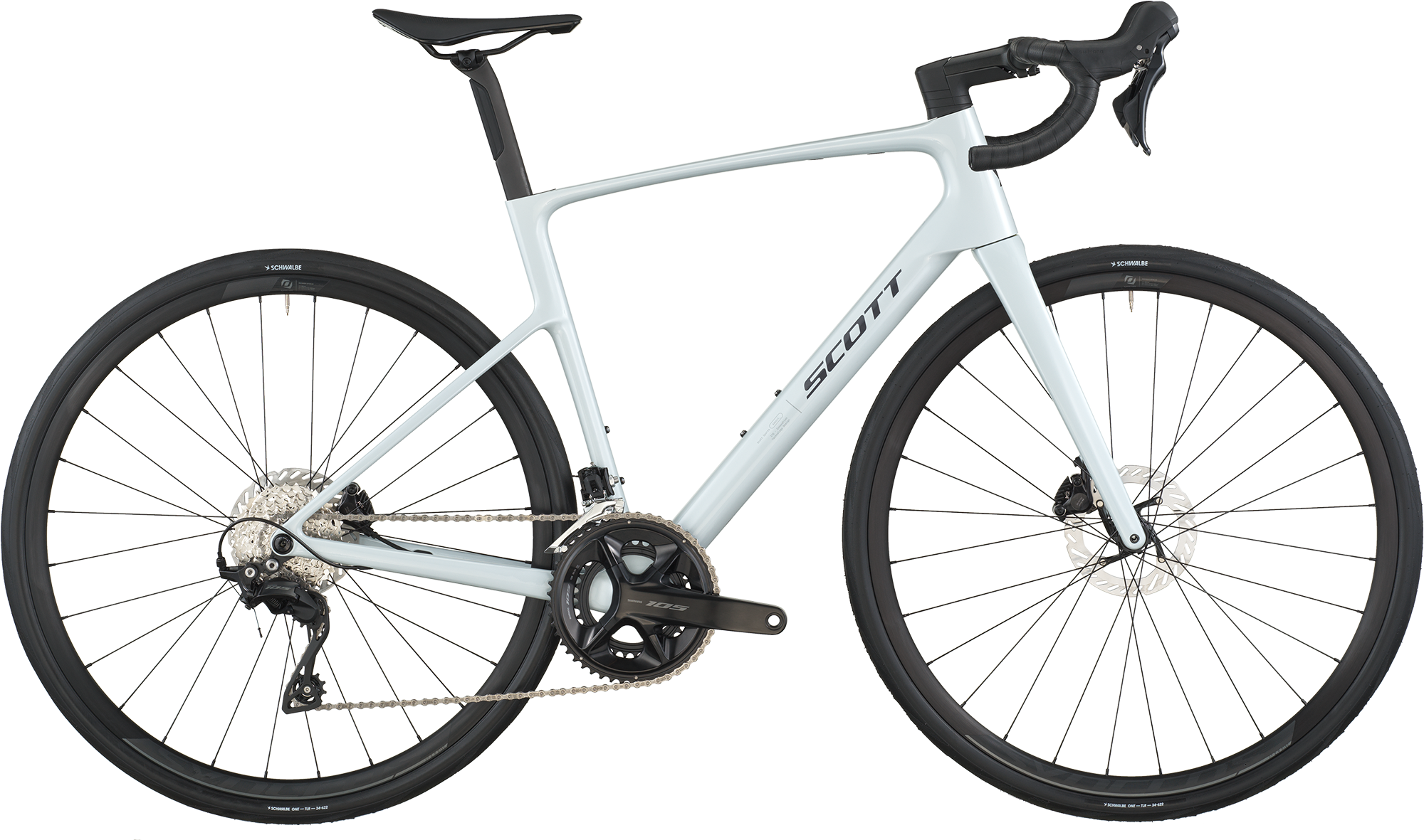 Scott Addict 50 2026 Cumulus White - Racercykel Tilbud