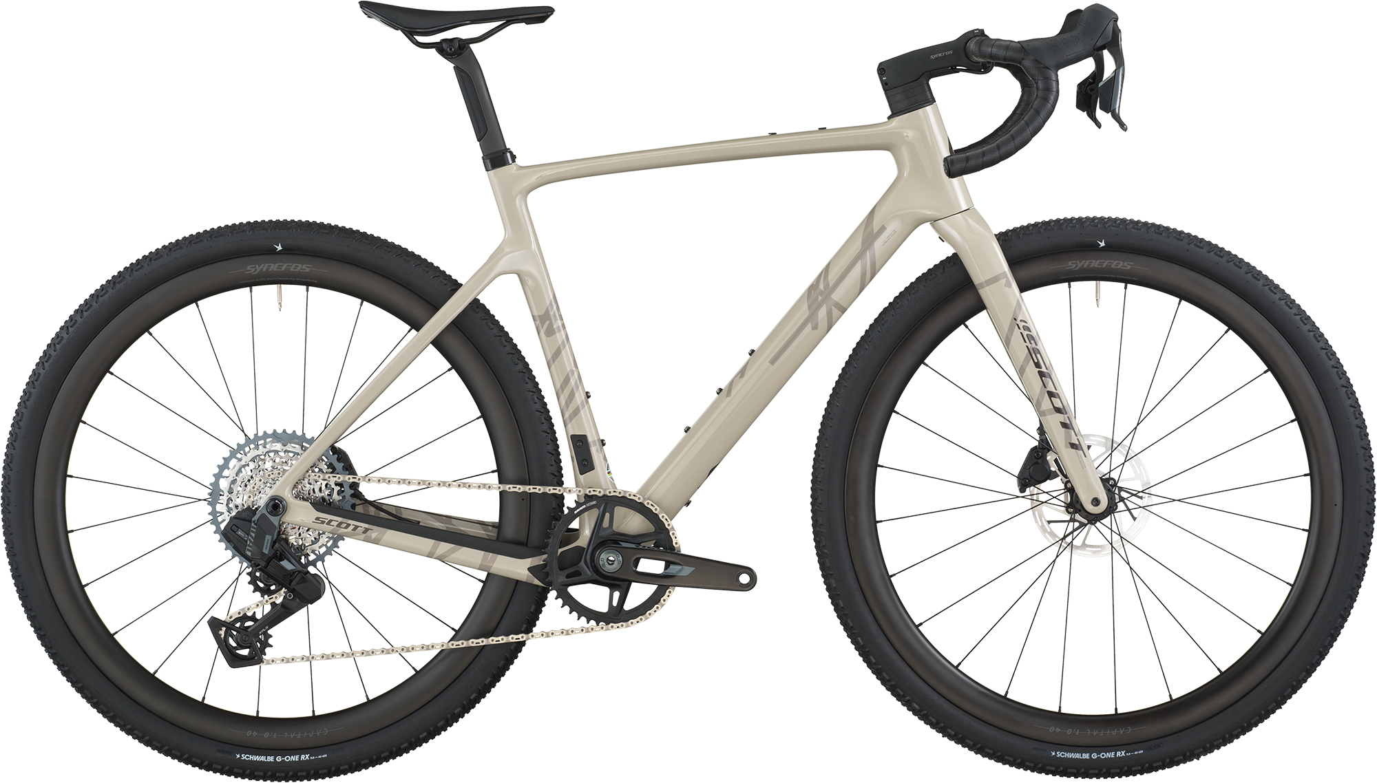 Scott Addict Gravel 20 2026 - Taupe Beige på tilbud!