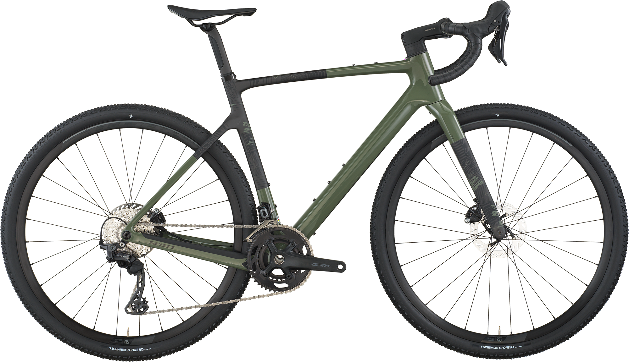 Scott Addict Gravel 40 2026 - Wenge Green til eventyr