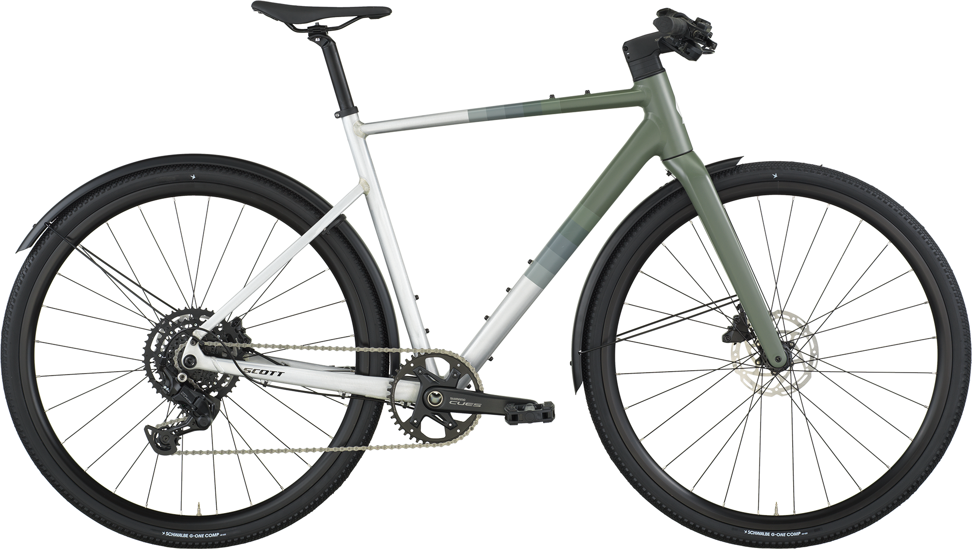 Scott Metrix 30 EQ 2026 - Sporty Herrecykel i Sølv