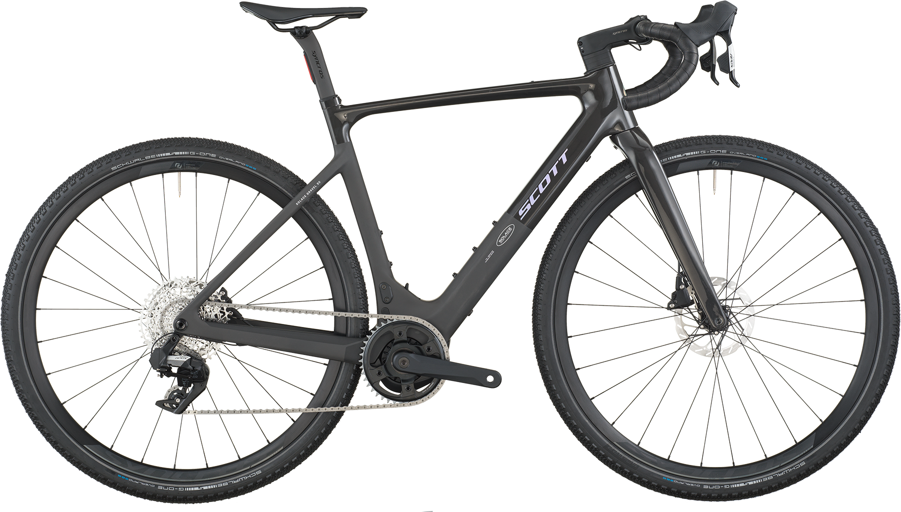 Scott Solace Gravel Eride 30 2026 - El-gravelbike i Carbon Black
