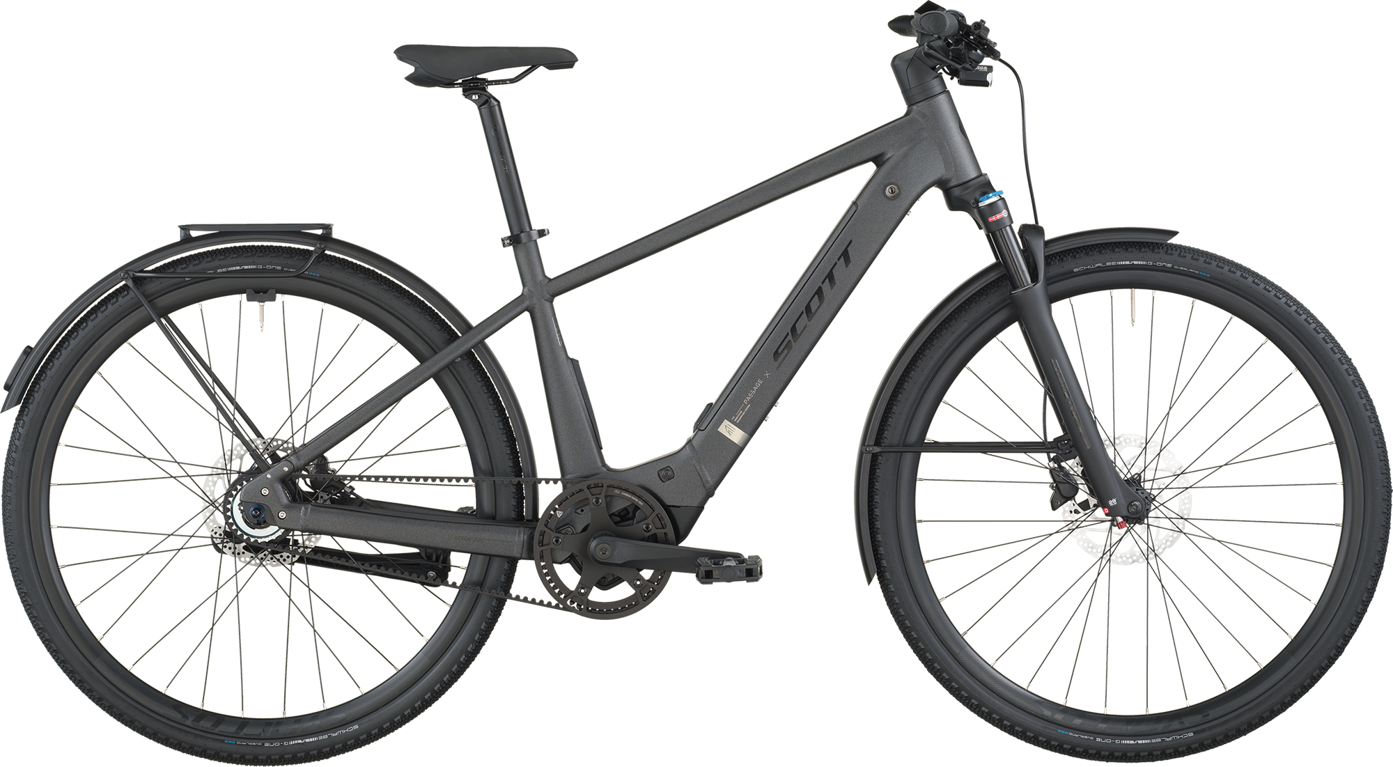 Scott Passage Eride 10 Elcykel 2026 - Midnight Grey