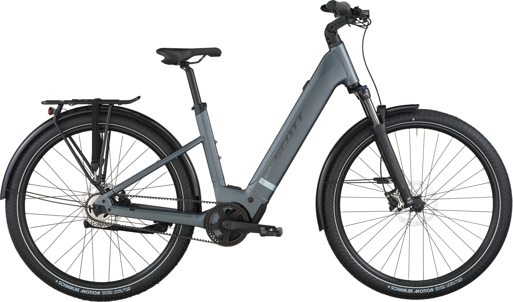 Scott Sub Tour Eride 20 Wave 2026 - Elcykel i Smoke Grey