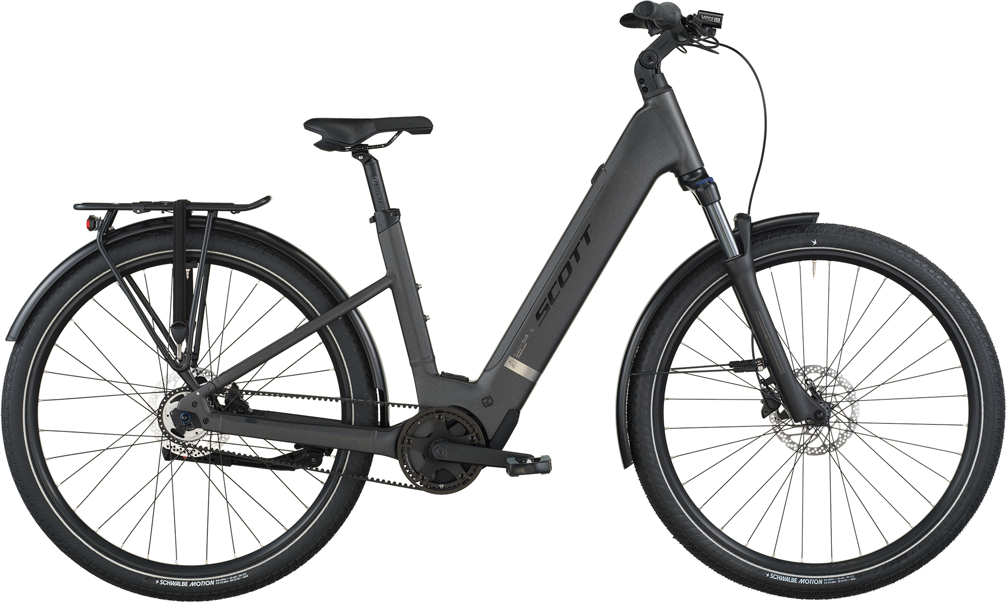 Scott Sub Tour Eride 30 Wave 2026 - Elcykel i Midnight Grey