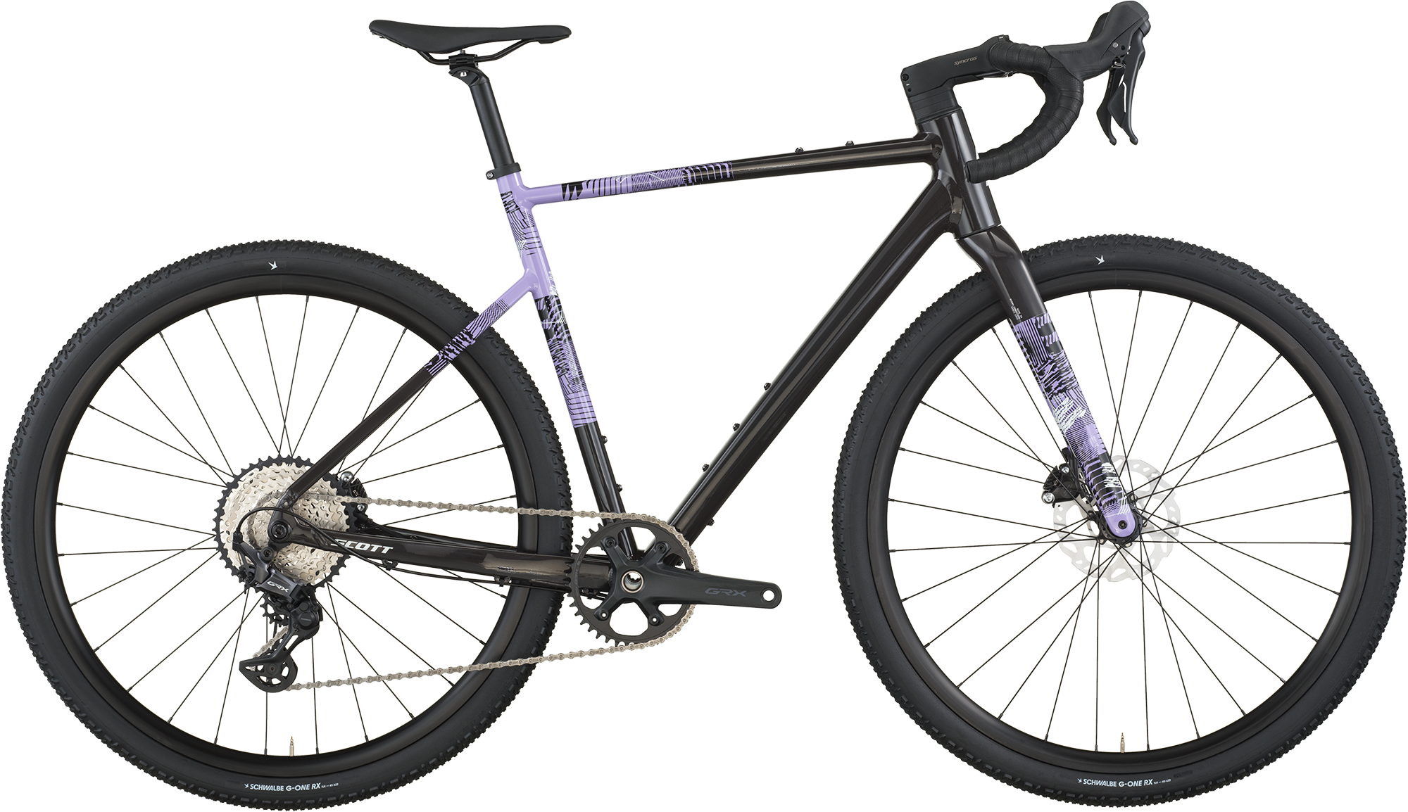 Scott Speedster Gravel 10 2026 - Carbon Black & Tulip Purple