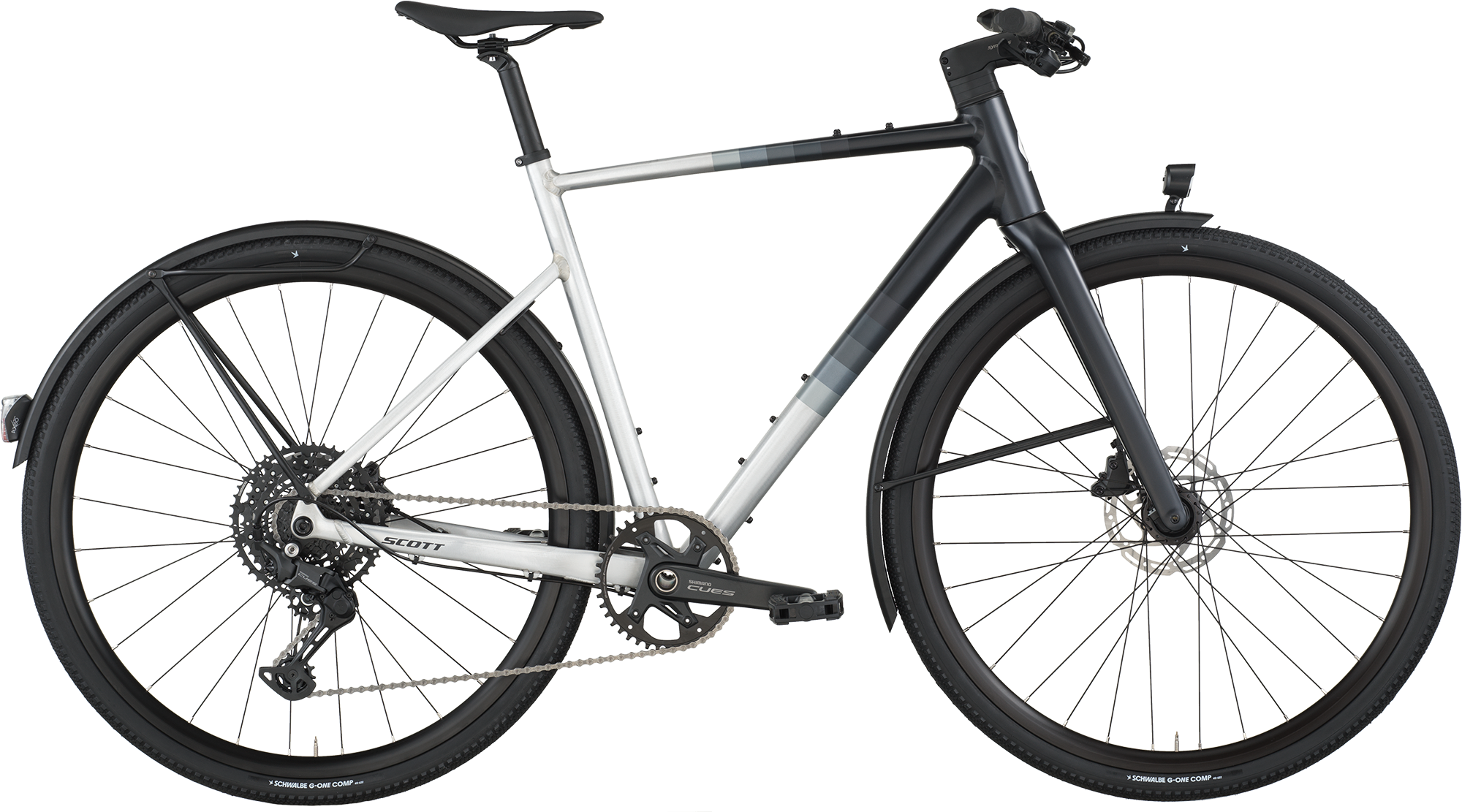 Scott Metrix 20 Eq 2026 Alloy Silver - Hyper-commuter Cykel