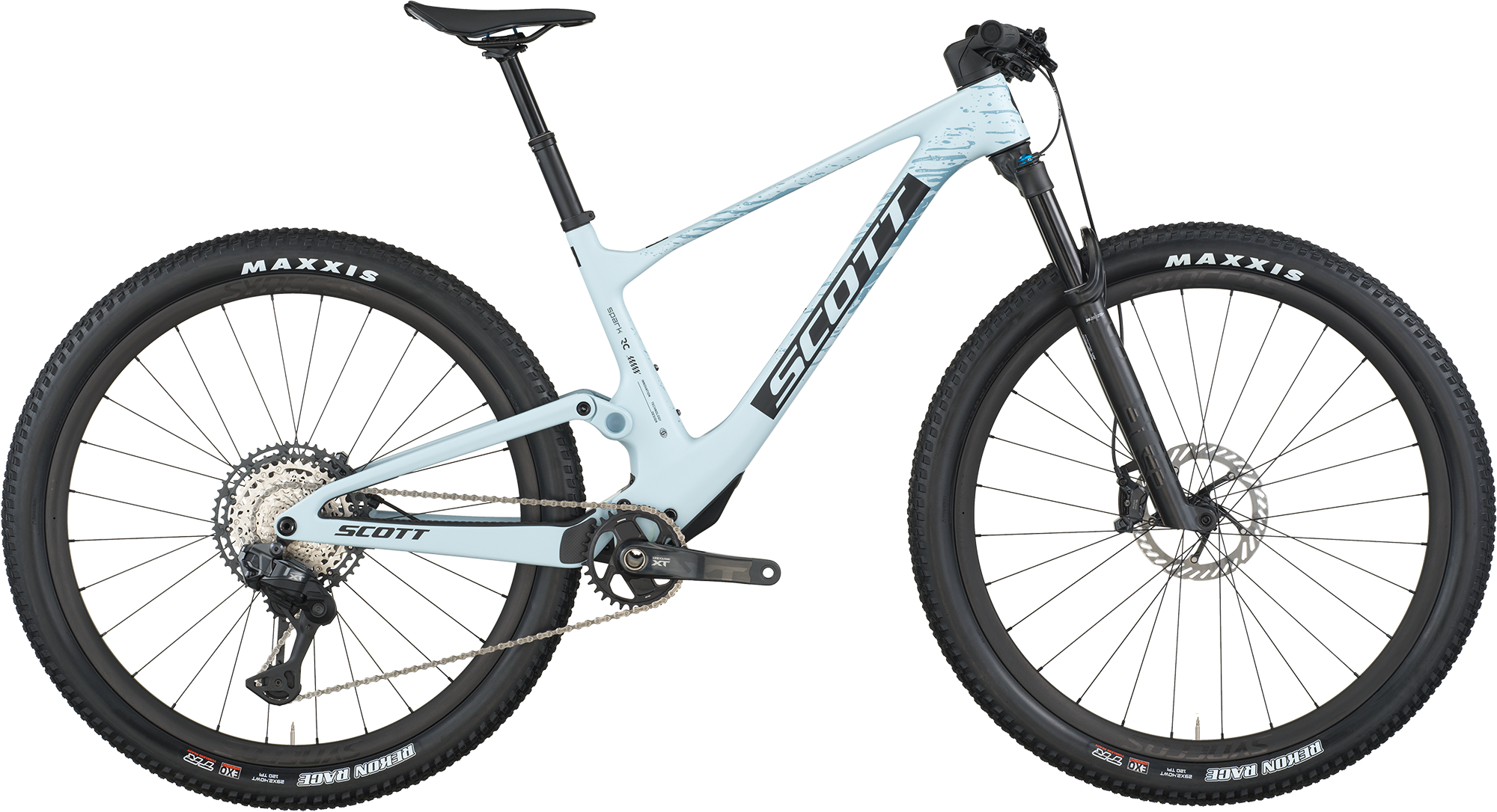 Scott Spark RC Pro 2026 Azure White - Mountainbike Tilbud