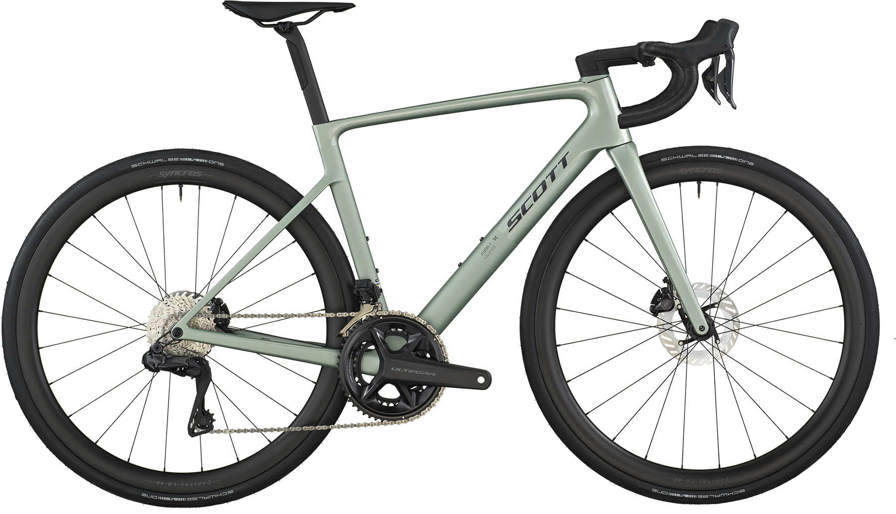Scott Addict RC 20 2026 - Letvægts Racercykel i Reseda Green