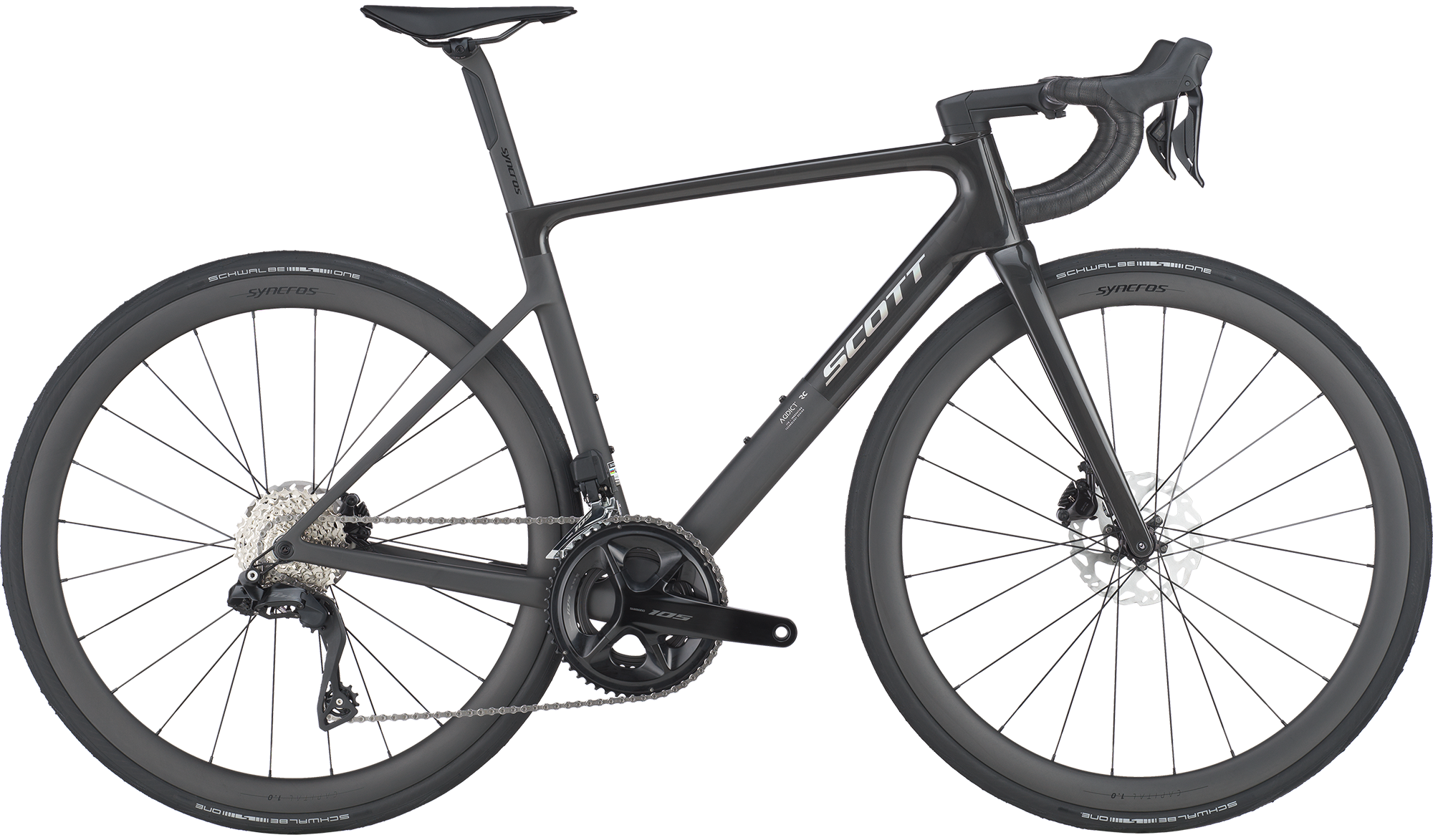 Scott Addict RC 30 2026 - Letvægts Racercykel i Carbon Black