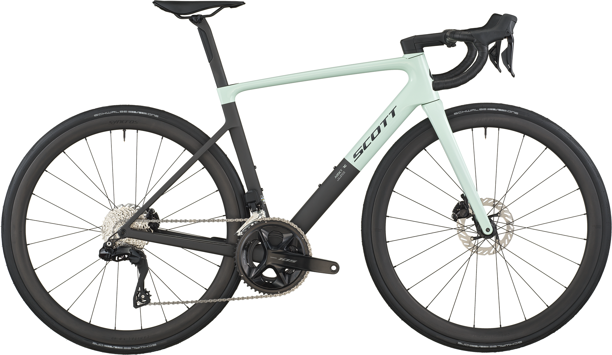 Scott Addict RC 30 2026 - Frostgrøn Racercykel på Tilbud