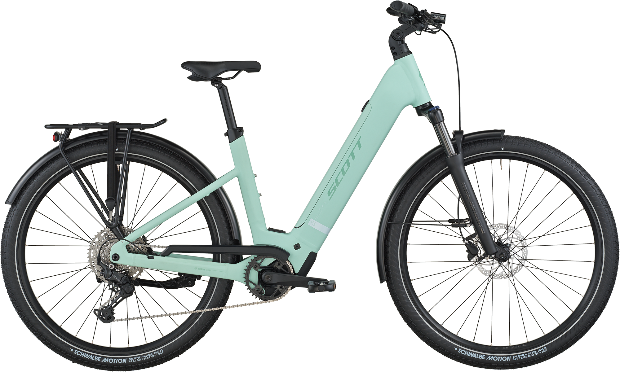 Scott Sub Sport Eride 20 Wave 2026 - Mint Grøn Elcykel