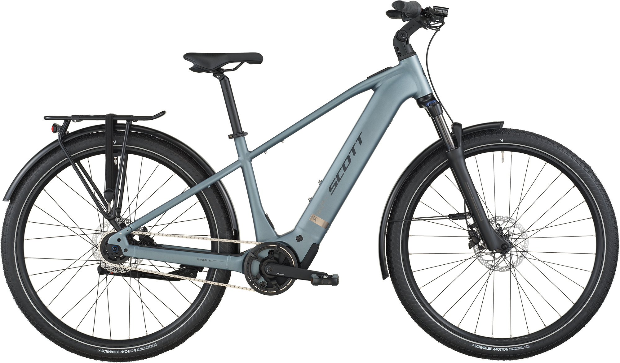 Scott Sub Tour Eride 40 2026 - Elcykel i Hematite Blue
