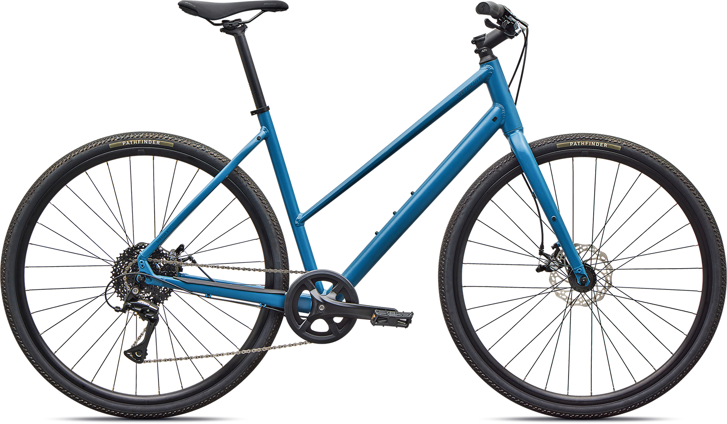 Sirrus X 1.0 Step Through 2026   Satin Grey Blue fra Specialized