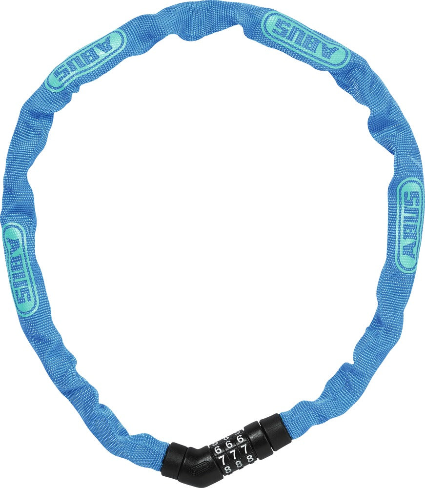 Abus Steel O Chain 4804c 75 Blue - Sikker cykellås tilbud