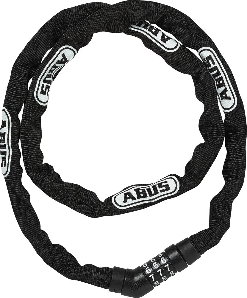 Abus Steel O Chain 4804c 110 Black - Sikker Cykellås