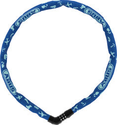 Abus Steel O Chain 4804c 75 Blå Symbols - Sikker Cykellås