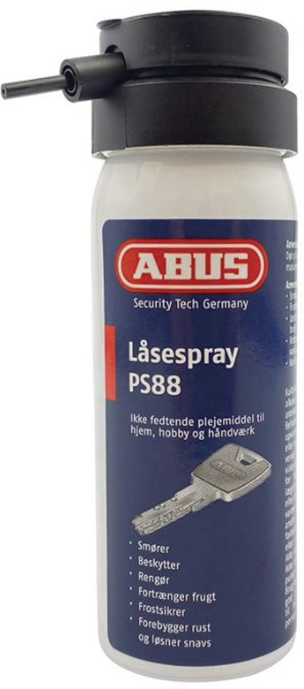 Abus Låsespray PS88 50 ml - Optimal vedligeholdelse!