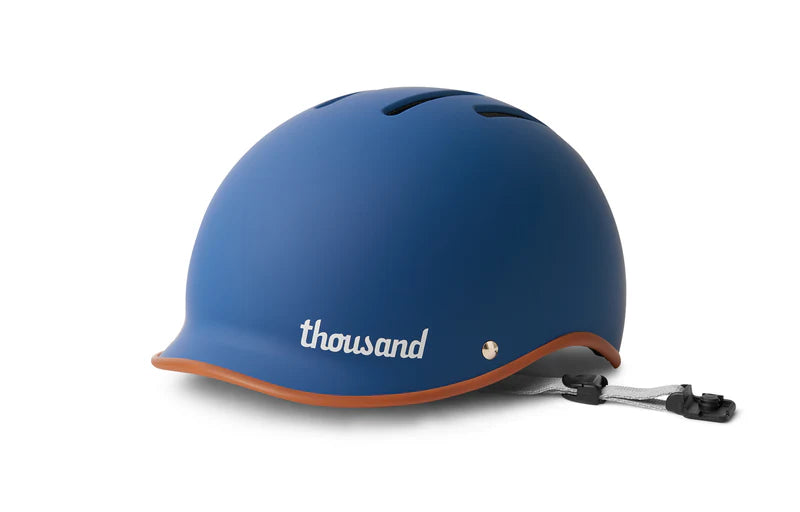 Thousand Heritage 2.0 Old Skool Blå Cykelhjelm - Stort Tilbud!